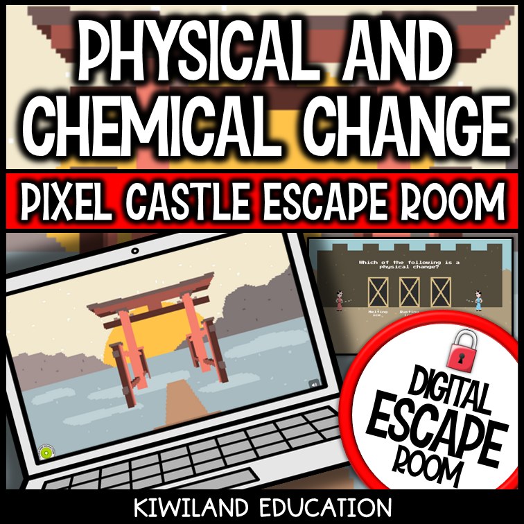 Physical and Chemical Changes digital escape room cover