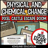 Physical vs chemical change science escape room preview