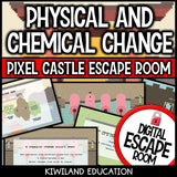 Sorting physical and chemical changes escape room challenge