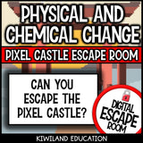Physical and Chemical Changes escape room for Grades 4-7