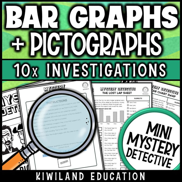 Pictograph with half symbols and scaled bar graph worksheets early finishers