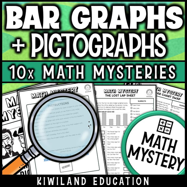 Pictograph with half symbols and scaled bar graph worksheets for early finishers and spiral review