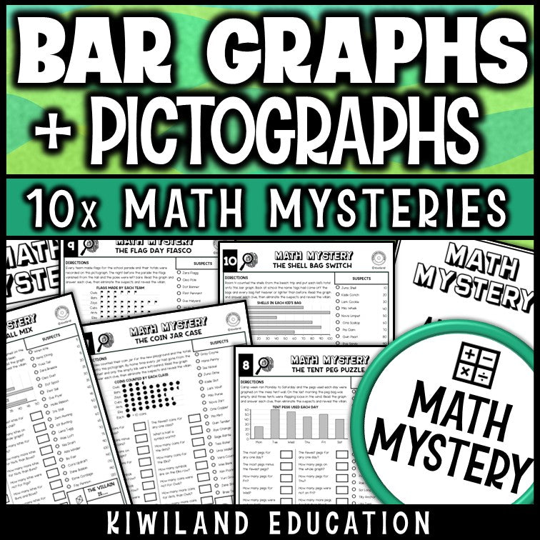 Picture graphs and scaled bar graph activities for 3rd grade math centers and morning work