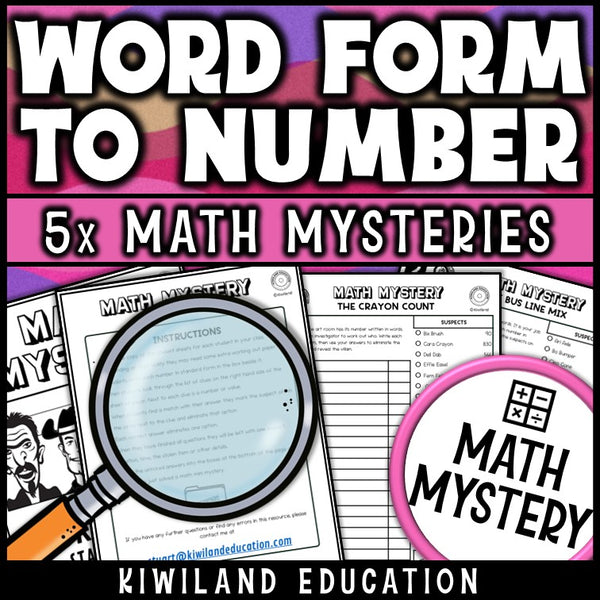 Place value numbers to 1000 written in words, no-prep printable math centers