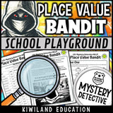 Place value worksheets clue pages bandit school playground
