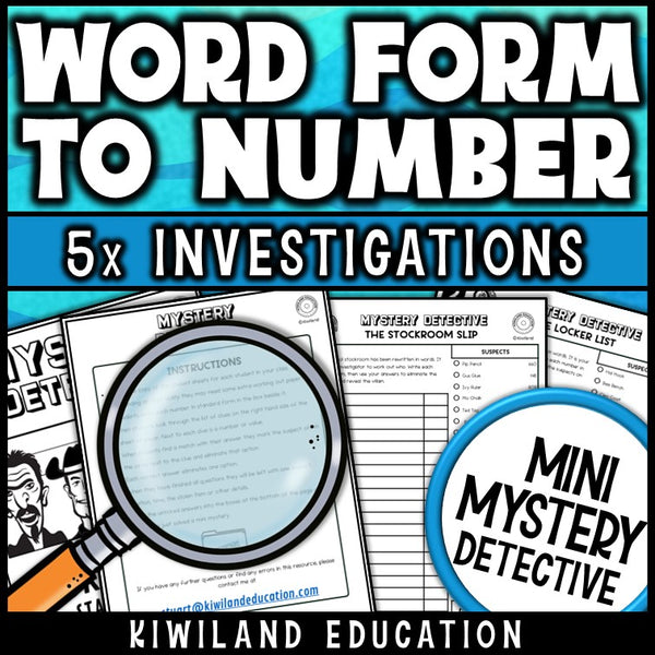 Place value writing numbers in words no-prep printable math centers