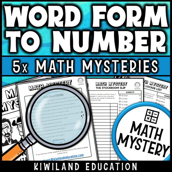 Place value writing numbers in words, no-prep printable math centers
