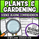 Printable nonfiction plants and gardening life-science reading comprehension passage for grades 3-6