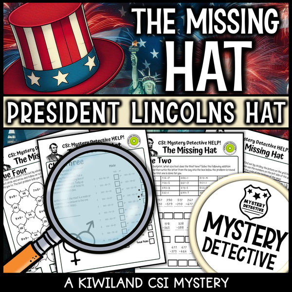 Presidents day math worksheets addition multiplication no-prep