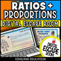 Ratios and Proportions digital escape room cover