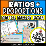Ratios proportions math escape room preview
