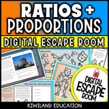 Solving proportions escape room challenge screen