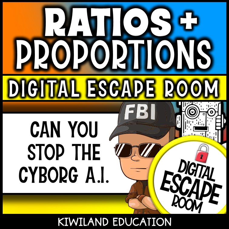 Ratios and proportions escape room for Grades 6-8