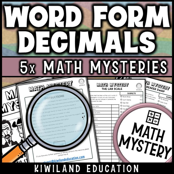 Reading and writing decimals to thousandths, no-prep printable math centers