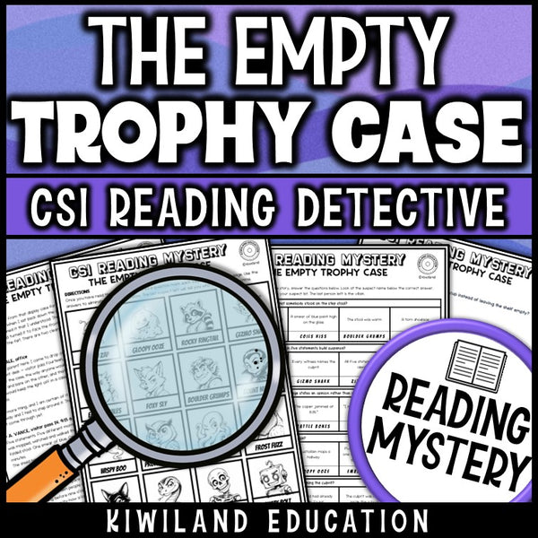 Reading comprehension suspect elimination detective activity for literacy centers