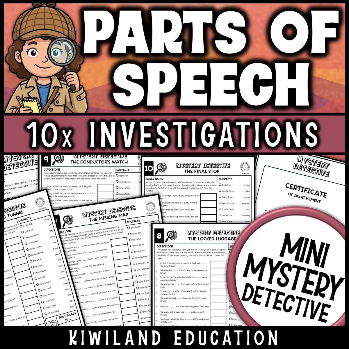 Relative pronouns, relative adverbs, prepositional phrases and progressive and perfect verb tenses grammar practice with a certificate of achievement