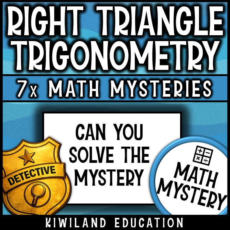 Right triangle trig ratios activity with answer keys for high school geometry sub plans and early finishers
