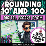 Rounding numbers math escape room preview