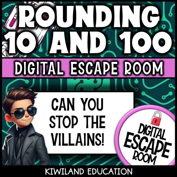 Rounding escape room for Grades 3-5