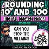 Rounding escape room for Grades 3-5
