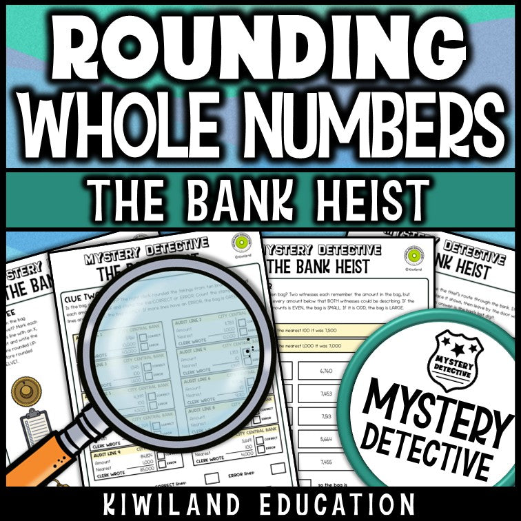 Rounding to the nearest 10 100 and 1000 practice worksheets self-checking