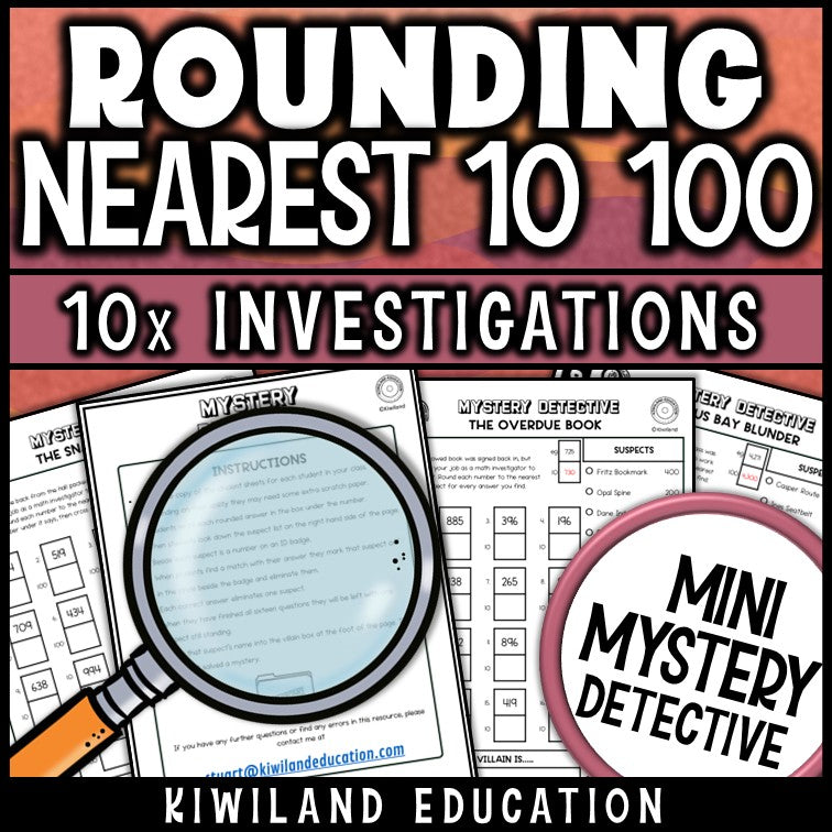 Rounding to the nearest 100 practice self-checking answer keys math centers