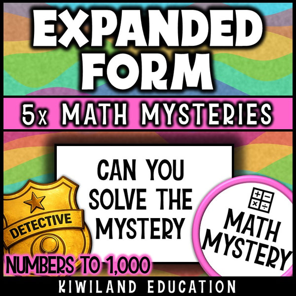 Second grade place value detective math activity for morning work