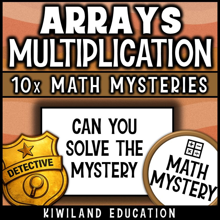 Second and third grade multiplication mystery, no prep printable for morning work