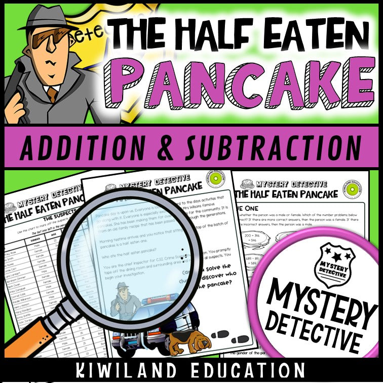 Shrove tuesday lent half eaten pancake detective case directions page