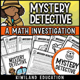Skip counting 3s 4s math worksheets detective case cover