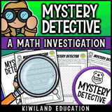 Skip counting 3s 9s hundreds chart clue pages detective case