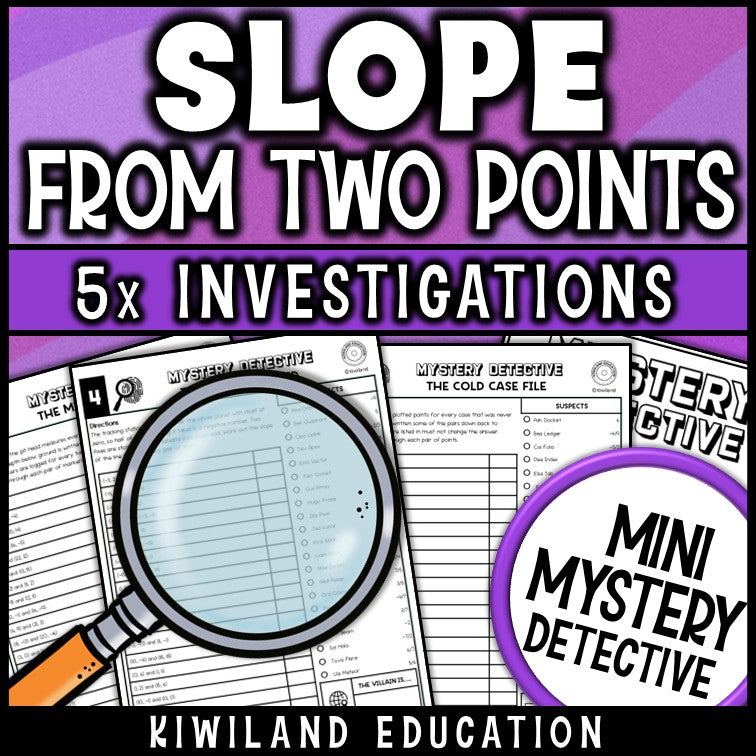 Slope formula with negative coordinates eighth grade math worksheets