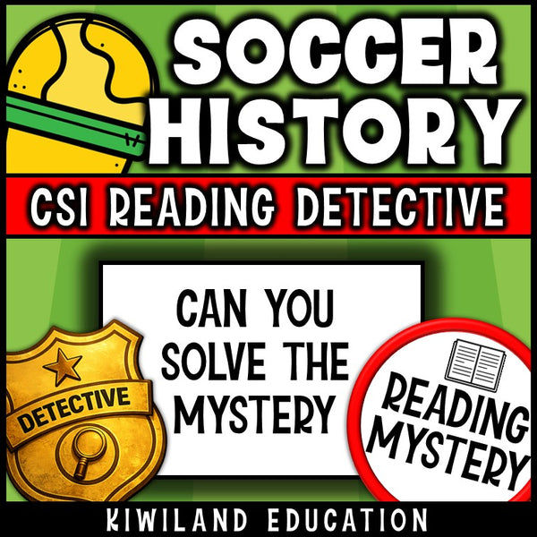 No-prep soccer and World Cup reading comprehension worksheets with answer key