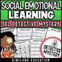 Social emotional learning SEL detective reading mystery cover for grades 3-6