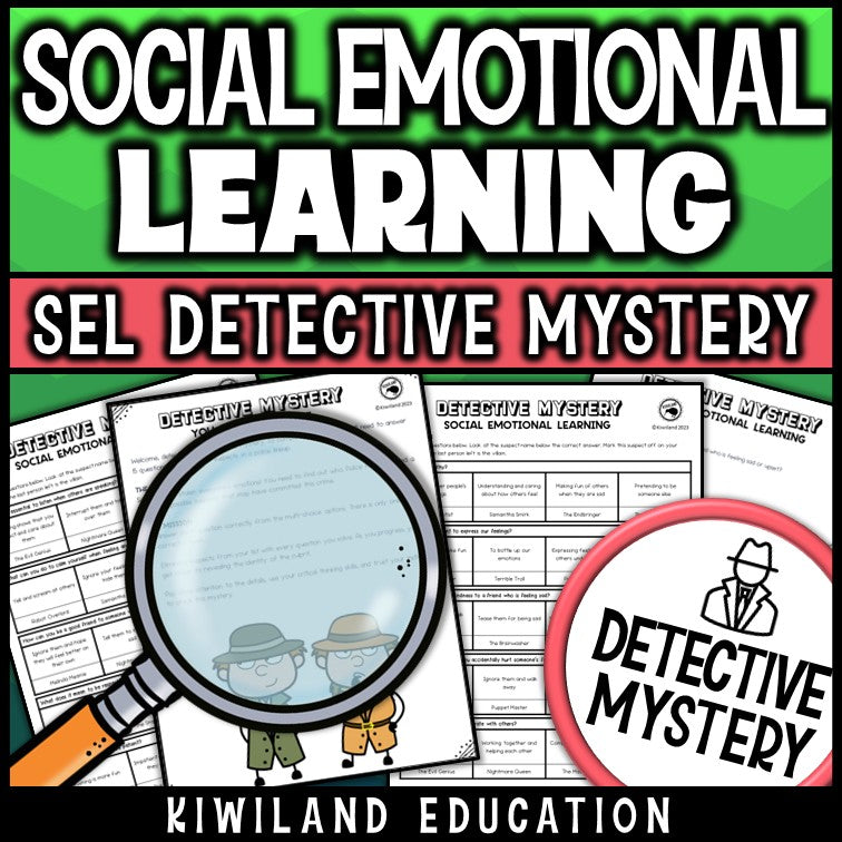 SEL reading comprehension passage activity for grades 3-6