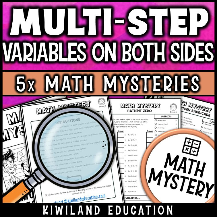 Solving equations with brackets and variables on both sides worksheets