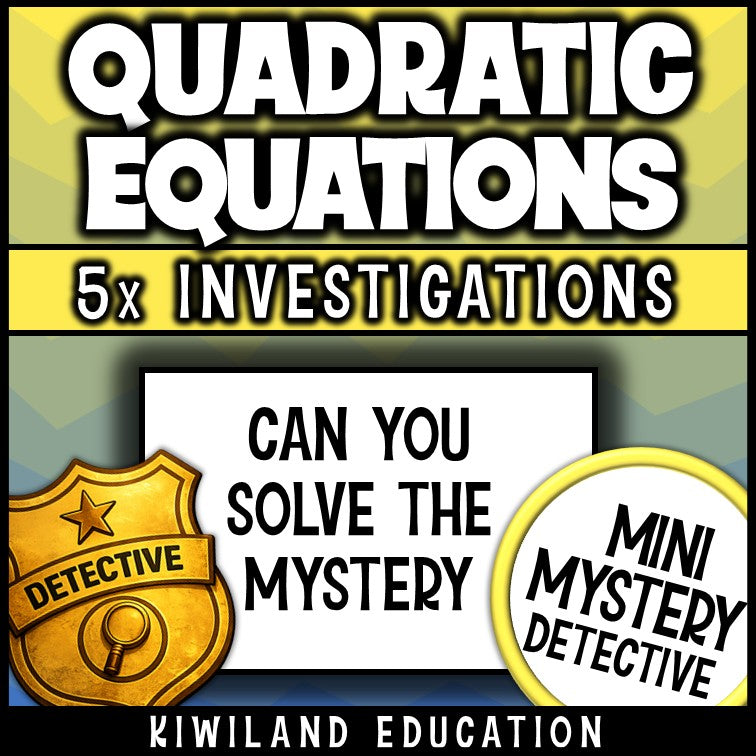 Solving quadratic equations by factoring worksheets algebra 1 mystery detective