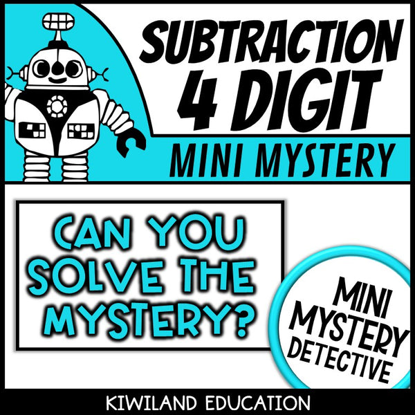 Space robot subtraction activities for math centers