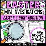 Spring bunny basket double digit carrying mystery detective