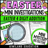 Spring egg hunt four digit carrying mystery detective cases
