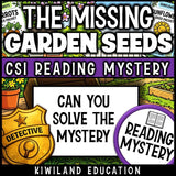 No-prep spring reading comprehension worksheet with answer key