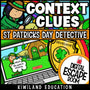 Context Clues Digital Escape Room St Patrick's Day preview 1
