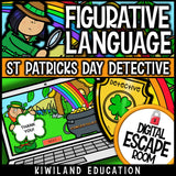 Figurative Language Digital Escape Room St Patrick's Day preview 3