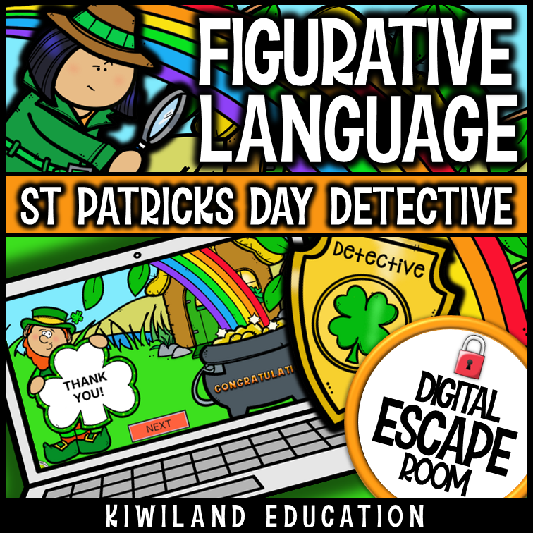 Self-checking figurative language ELA activity for grades 3 to 6