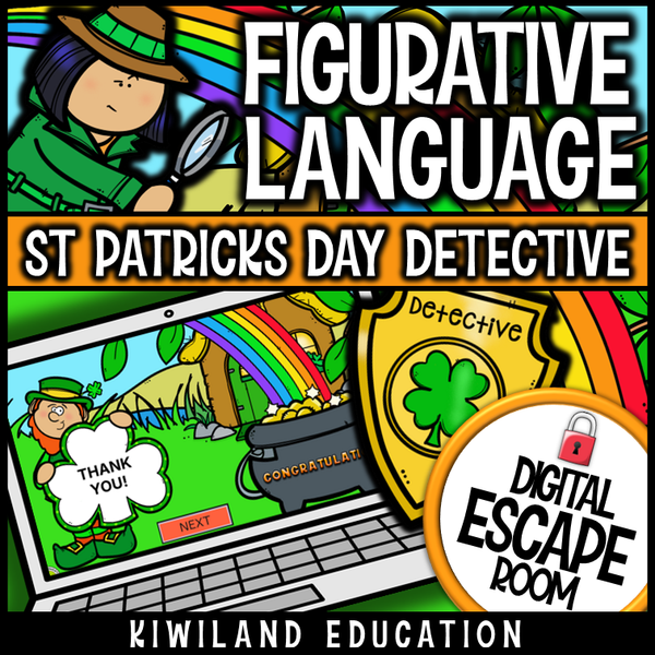 Self-checking figurative language ELA activity for grades 3 to 6