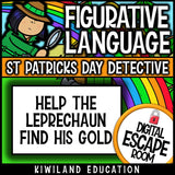 Figurative Language Digital Escape Room St Patrick's Day preview 4