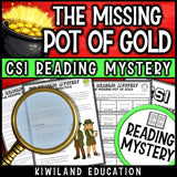 St Patrick's Day reading comprehension passage activity for grades 3-6