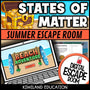 States of matter digital escape room cover
