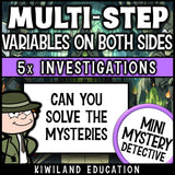 Sub plans homework algebra review activity