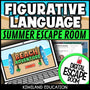Figurative Language Summer Digital Escape Room | ELA Activity | Grades 3–6